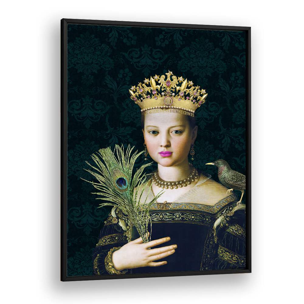 QUEEN CROWN , PORTRAITS & FIGURATIVE ILLUSTRATIONS