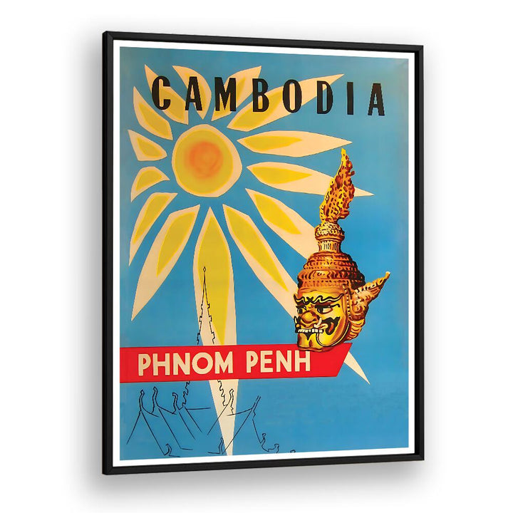 Explore Cambodia's charm with our stunning vintage travel posters, capturing the essence of adventure and nostalgia.