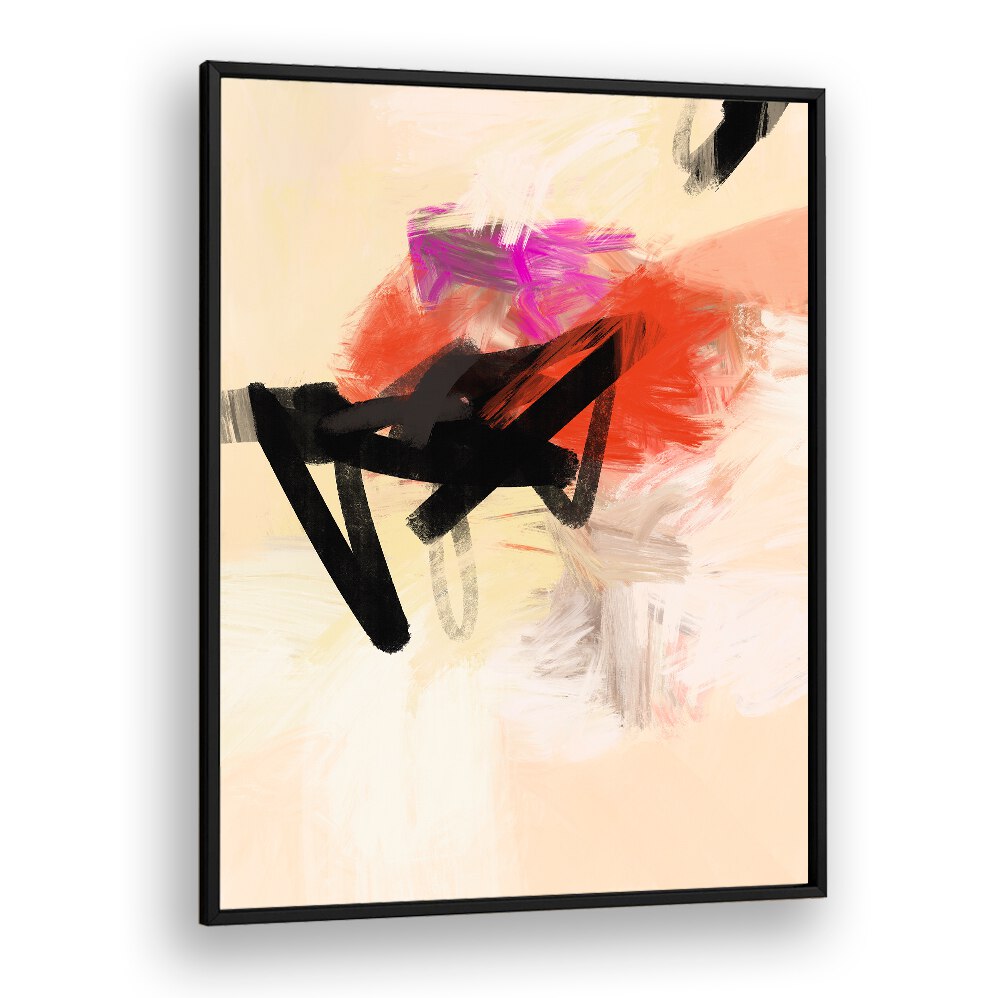 Vibrant MIND TRIP I, ABSTRACT PAINTINGS, showcasing bold colors and dynamic shapes for creative inspiration.