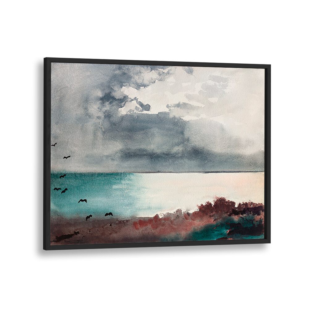 BREAKING STORM, COAST OF MAINE (1894)  ,VINTAGE PAINTINGS