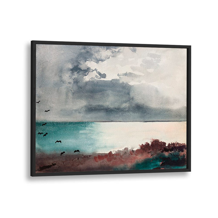 BREAKING STORM, COAST OF MAINE (1894)  ,VINTAGE PAINTINGS