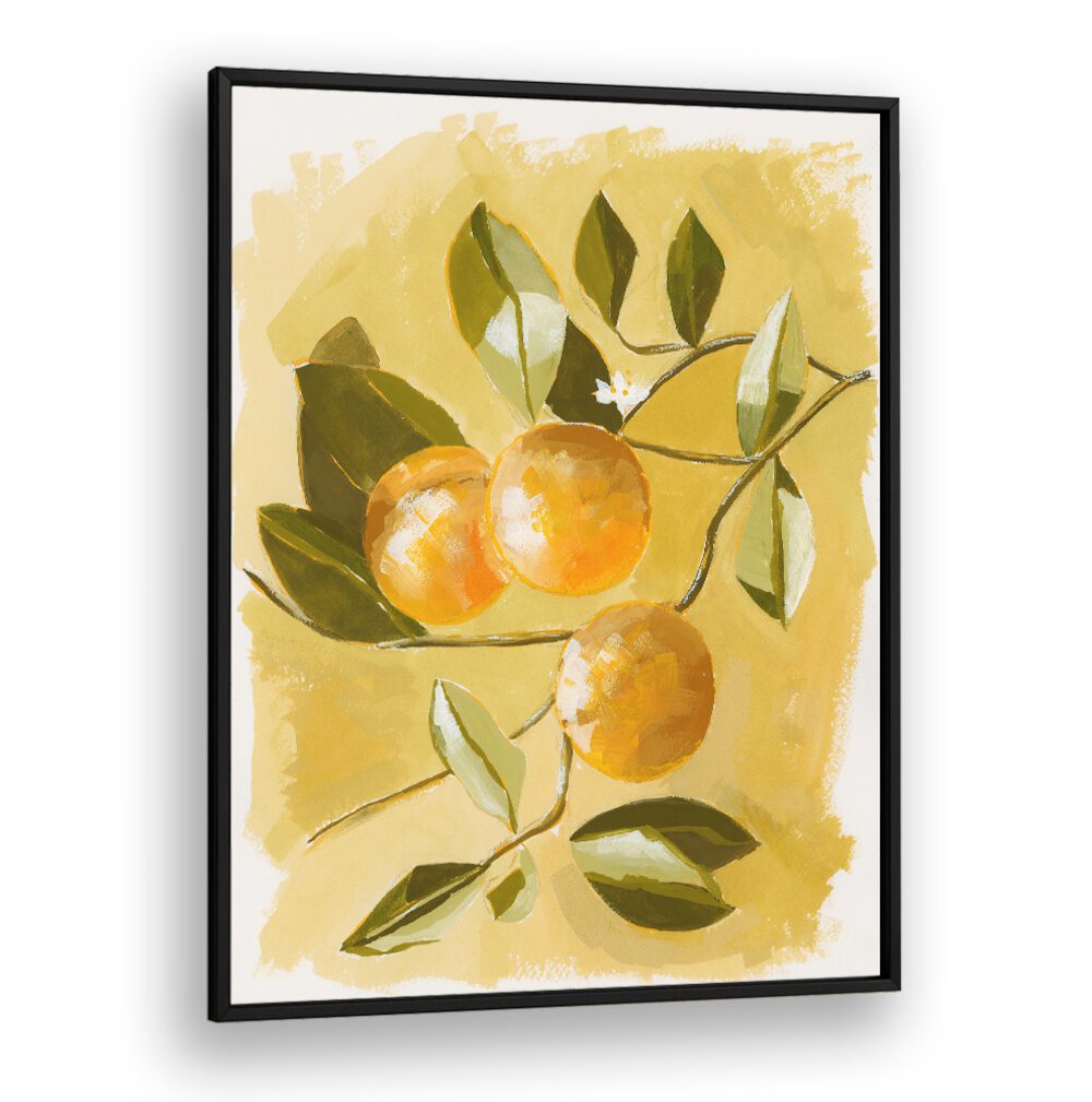 Vibrant ORANGE TREE artwork, perfect for brightening any home or garden space with sunny orchard vibes.