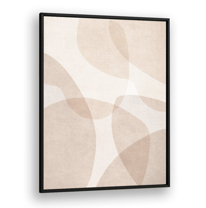 ABSTRACT BEIGE GEOMETRIC ART