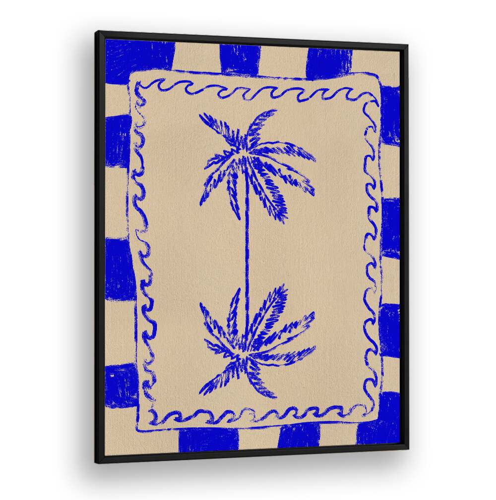 Vibrant COASTAL CHARM, BEACH PAINTINGS featuring palm trees, perfect for enhancing your coastal home decor.