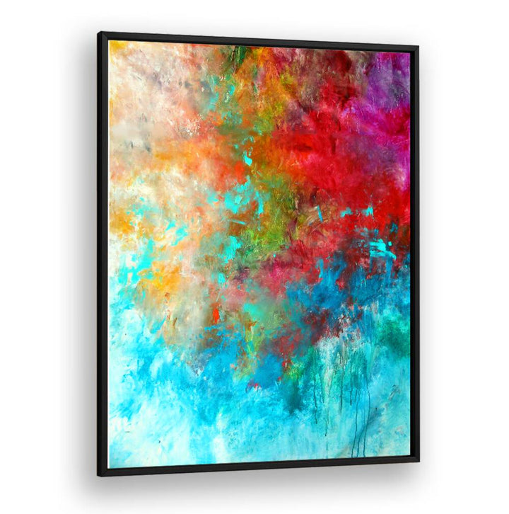 Vibrant ABSTRACT DESIGN IX, ABSTRACT PAINTINGS enhances any space with its dynamic colors and unique artistic flair.