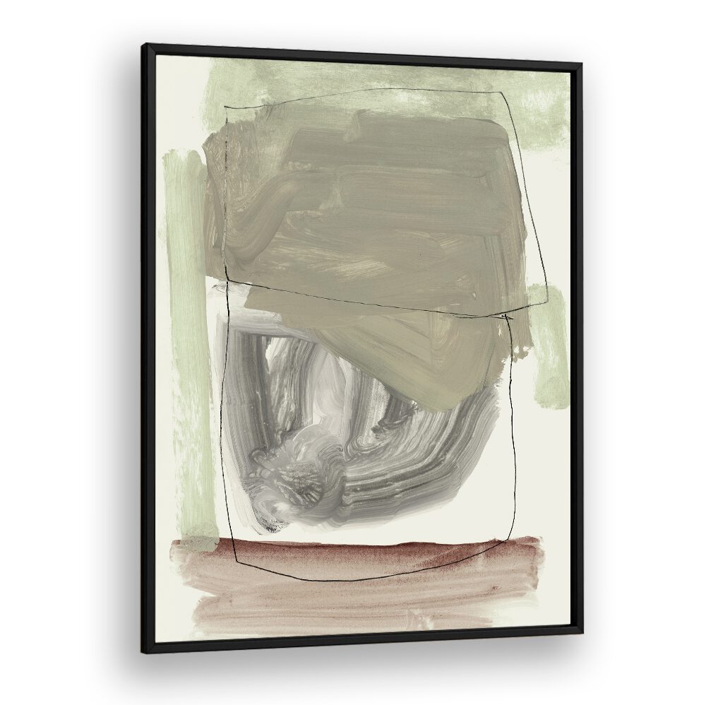 Captivating LINE AND SHAPE III, ABSTRACT PAINTINGS, showcasing a modern blend of colors and textures for your home decor.