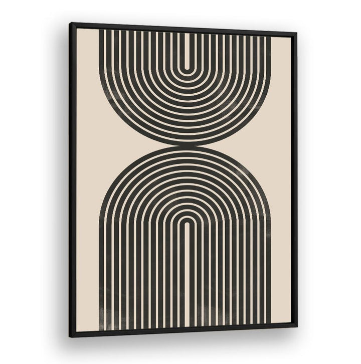 Stylish BLACK ARCH LINE ART, GEOMETRIC ART PRINTS for modern decor, showcasing elegance and minimalism.