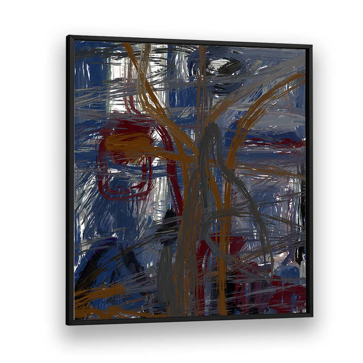 Colorful abstract painting titled NIGHT BEFORE, ABSTRACT PAINTINGS, perfect for enhancing any modern decor.