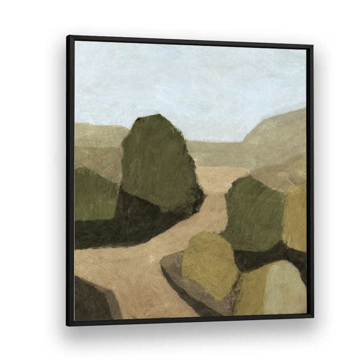 Serene depiction of nature in PAYSAGE I, LANDSCAPE PAINTINGS, perfect for tranquil home decor.