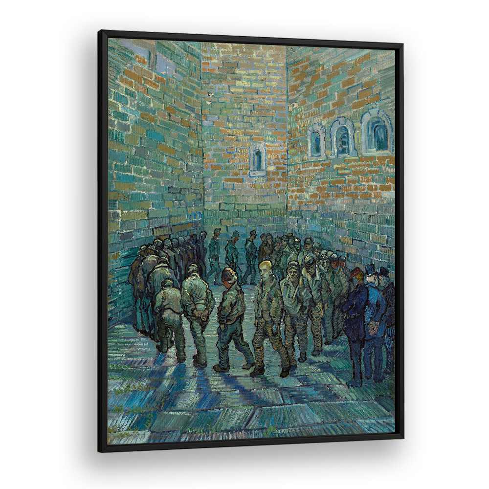 VINCENT VAN GOGH'S PRISONERS EXERCISING (1890) ,  VINTAGE PAINTINGS