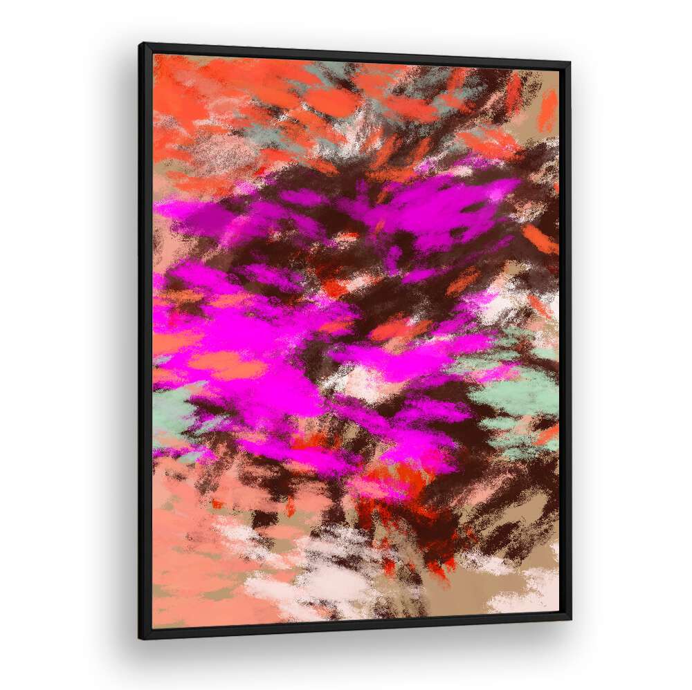 Vibrant colors blend in LAZY SUMMER DAYS V, ABSTRACT PAINTINGS, perfect for adding warmth to your space.