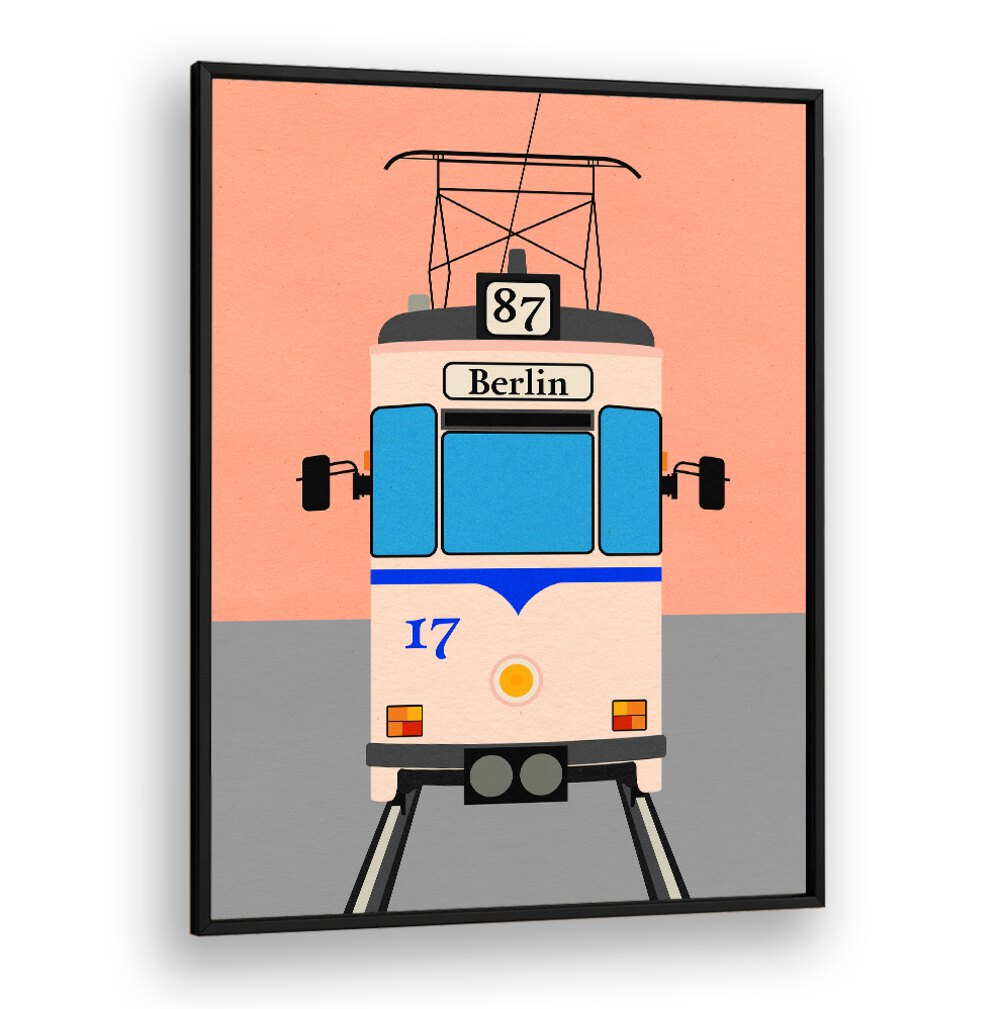Stylish BERLIN TRAM, CAR POSTERS capture the charm of Berlin's iconic trams, perfect for urban decor enthusiasts.