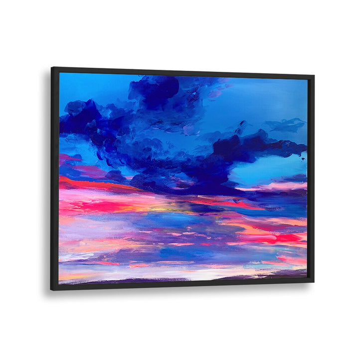 FLORIDA SUNSET IN BLUE , LANDSCAPE PAINTINGS