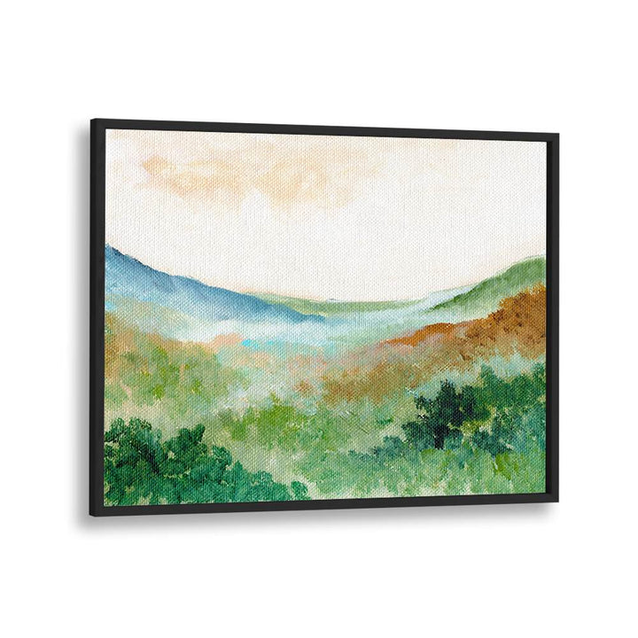 MIST OVER MEADOWS , LANDSCAPE PAINTINGS