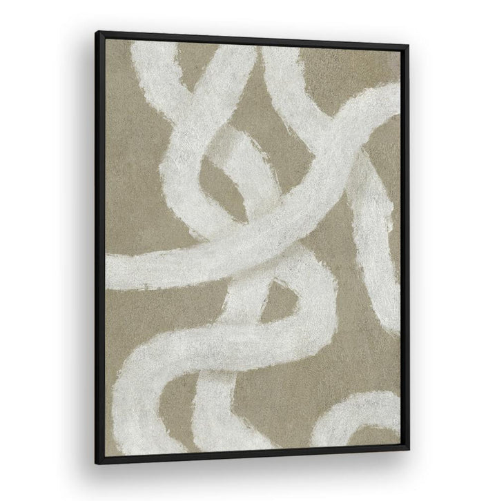 TWIST, ABSTRACT PAINTINGS feature elegant white swirls on a textured background, perfect for enhancing any room's décor.