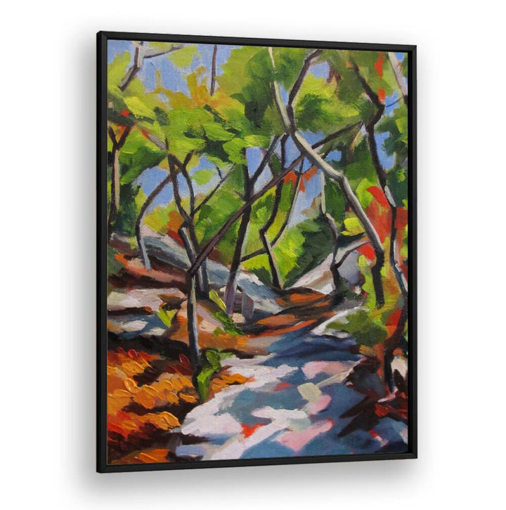 PATH AT THE JERSEY SHORE , LANDSCAPE PAINTINGS