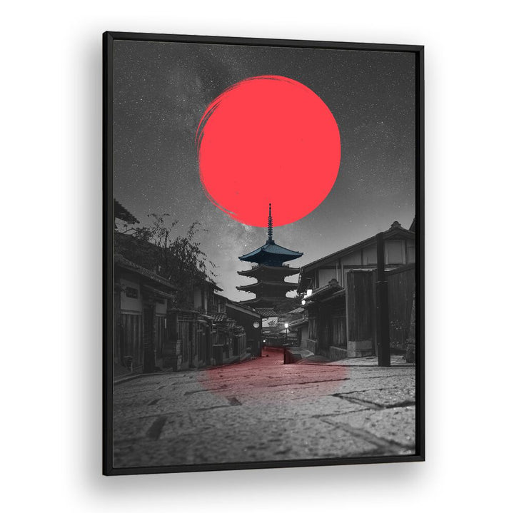 LONELY TEMPLE, JAPANESE PAINTINGS captures a serene atmosphere, perfect for enhancing your home decor.