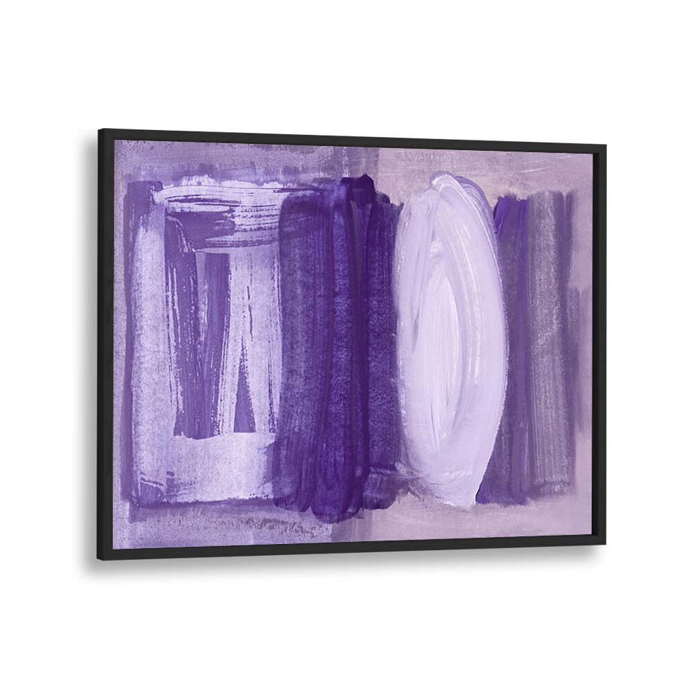 Elevate your space with BRUSHSTROKES SOFT PURPLE, ABSTRACT PAINTINGS featuring serene purple hues and elegant designs.