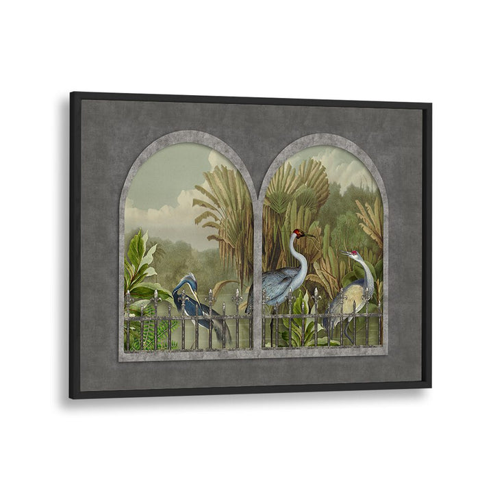 CRANES I BY ANDREA HAASE , WILDLIFE POSTERS, WILDLIFE PAINTINGS