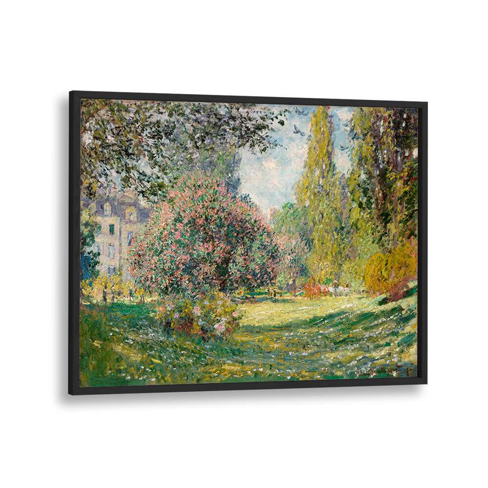 LANDSCAPE THE PARC MONCEAU (1876) , VINTAGE PAINTINGS