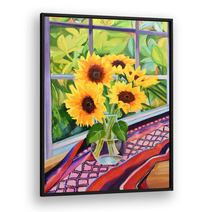 SUNFLOWERS , FLORAL FLOWER PAINTINGS