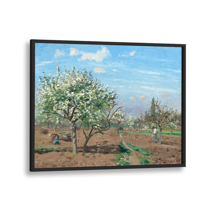 ORCHARD IN BLOOM, LOUVECIENNES (1872) , VINTAGE PAINTINGS