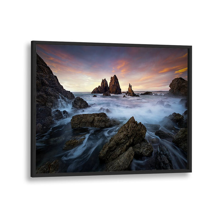 Captivating seascape showcasing the tranquility of dawn, perfect for MORNING DELIGHT, PHOTOGRAPHY PRINTS in your home.