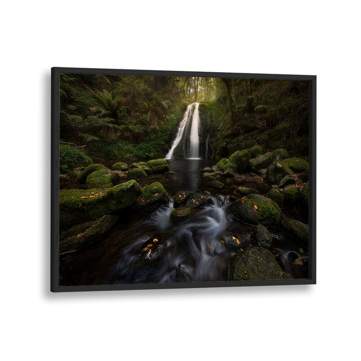A GRACEFUL WATERFALL , LANDSCAPE PHOTO PRINTS