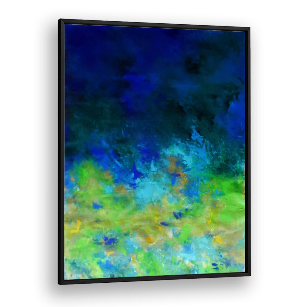 Vibrant TROPICAL WATER, ABSTRACT PAINTINGS showcasing serene hues to enliven your space. Perfect for any decor.