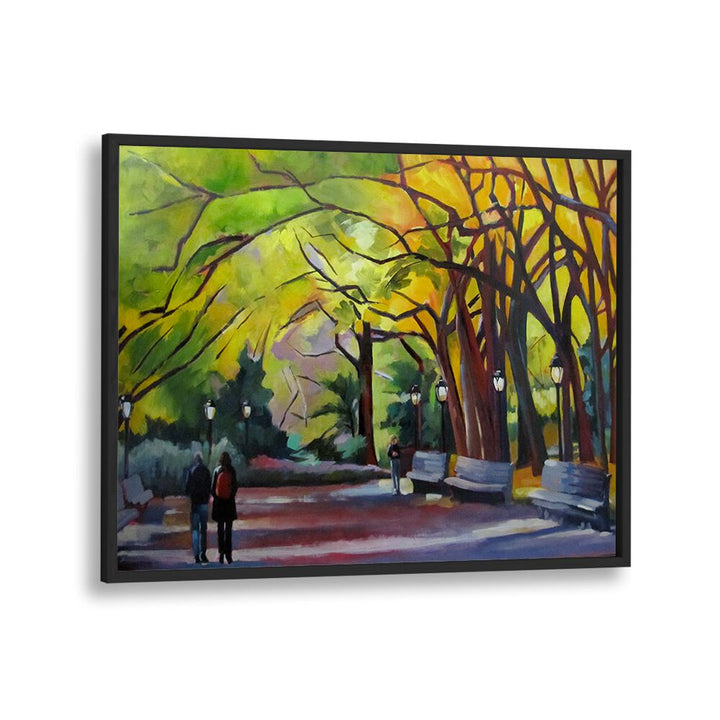 AUTUMN IN CENTRAL PARK , LANDSCAPE PAINTINGS