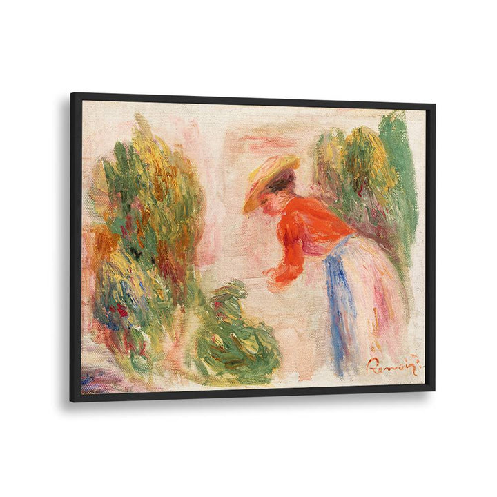 WOMAN GATHERING FLOWERS (1906–1910) , VINTAGE PAINTINGS