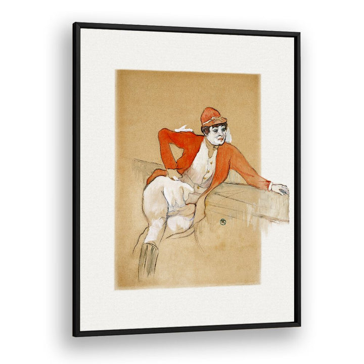 LA MACARONA IN THE COSTUME OF A JOCKEY (1893)  , VINTAGE PAINTINGS