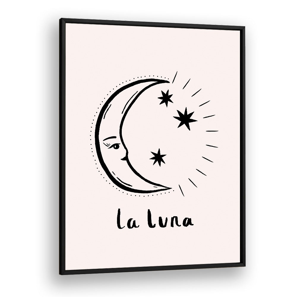 LA LUNA BY DUCHESS PLUM , LINE ART PRINTINGS , LINE ART PRINTS