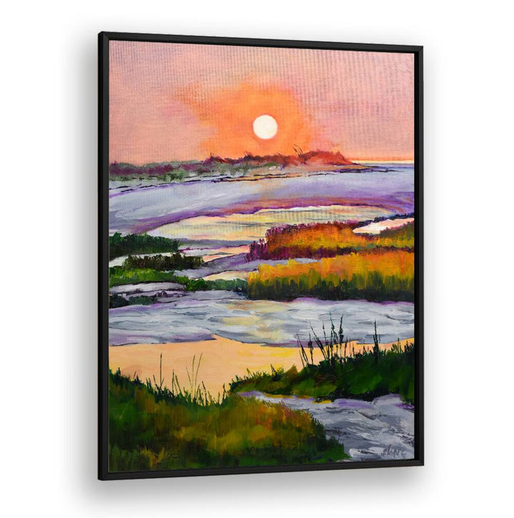 SUNSET , LANDSCAPE PAINTINGS