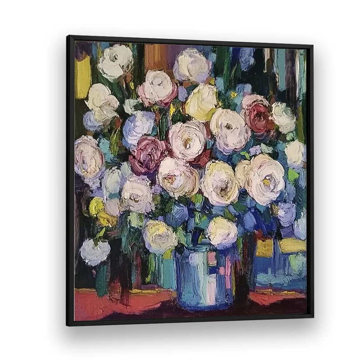 Stunning ROSES IN A VASE elegantly arranged to elevate your home décor with timeless beauty. Perfect centerpiece choice.