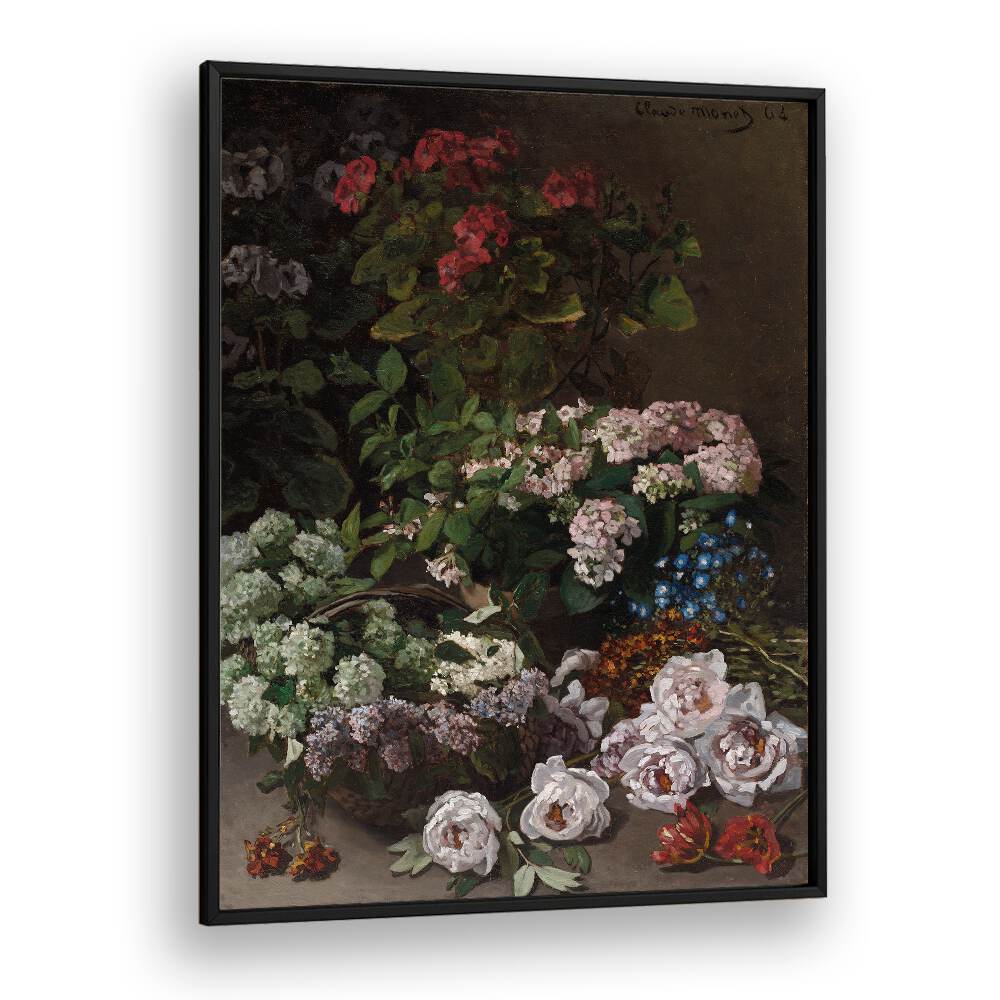 SPRING FLOWERS (1864) , VINTAGE PAINTINGS