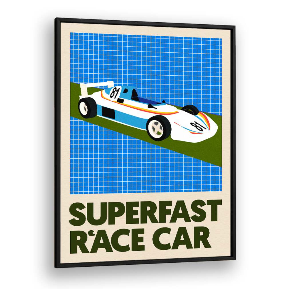 Stylish SUPERFAST RACE CAR, CAR POSTERS bringing racing thrills to your space, perfect for speed enthusiasts!