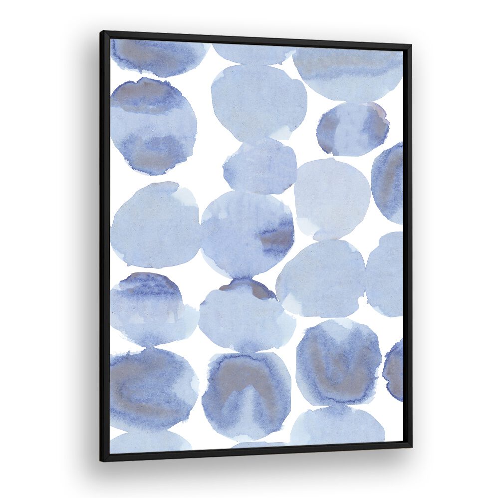 Elegant BLUE VIOLET GRIS WATERCOLOUR I, ABSTRACT PAINTINGS, featuring soothing blues and violets for vibrant decor.