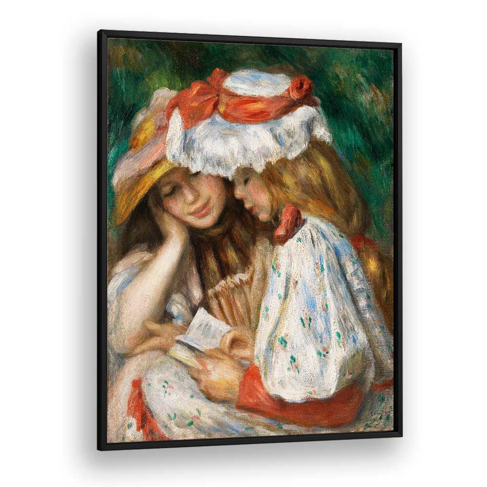 TWO GIRLS READING (1890–1891) , VINTAGE PAINTINGS