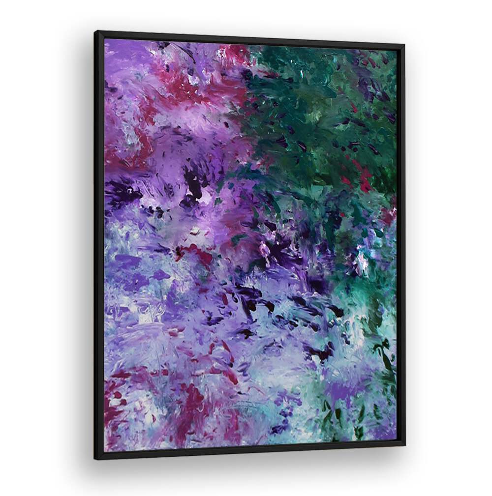 Colorful ABSTRACT DESIGN X, ABSTRACT PAINTINGS enhancing modern decor with vibrant artistry and unique aesthetics.