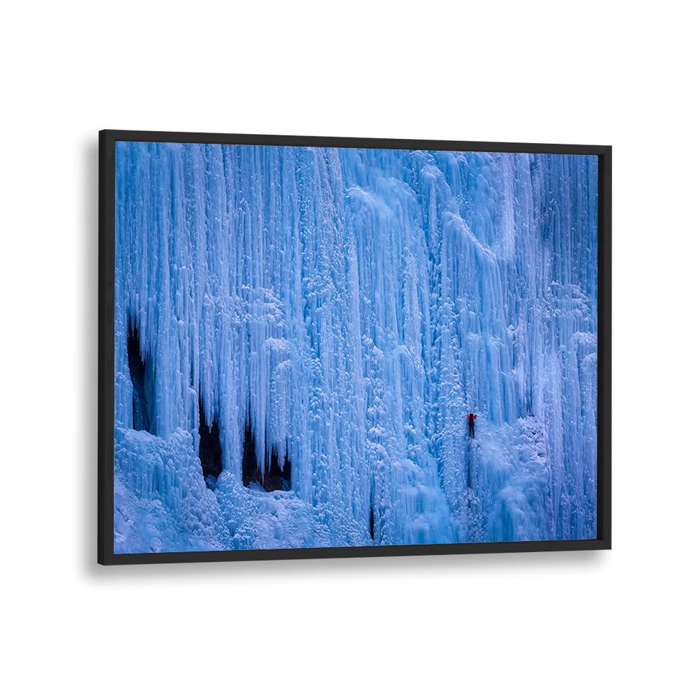 ICE CLIMBER BY MICHAEL ZHENG , LANDSCAPE PHOTO PRINTS