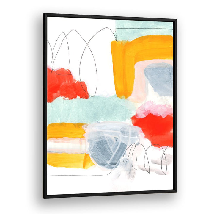 Vibrant ABSTRACT PAINTING XVI showcases a stunning blend of colors, perfect for modern spaces and art lovers.
