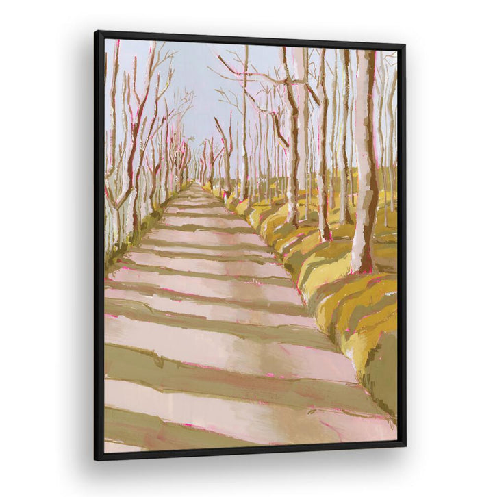 Explore tranquility with the FOREST PATH artwork, enhancing your space with serene woodland beauty.