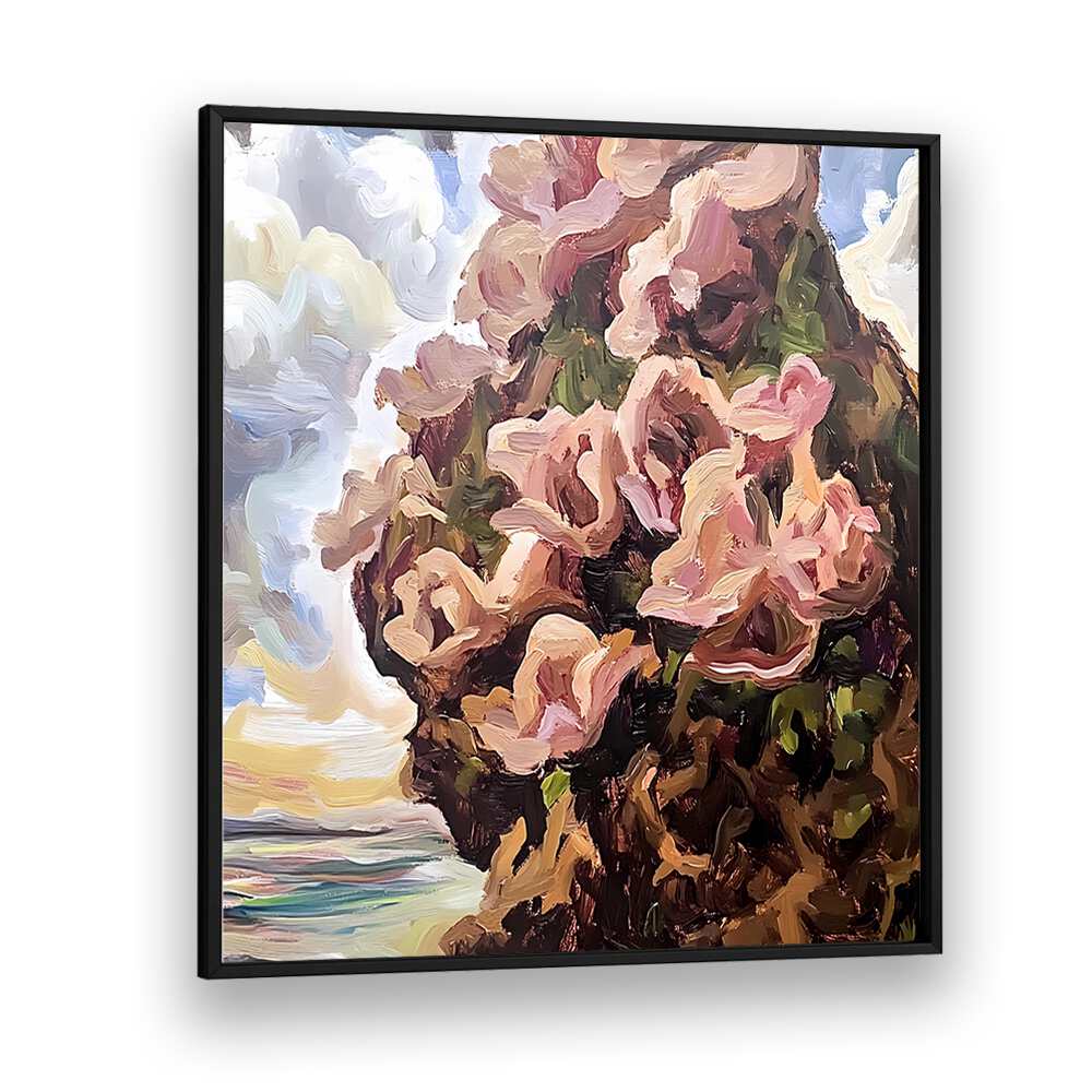 Vibrant FLOWERS BY THE BEACH floral arrangement capturing coastal beauty for your home decor. Perfect for any occasion.