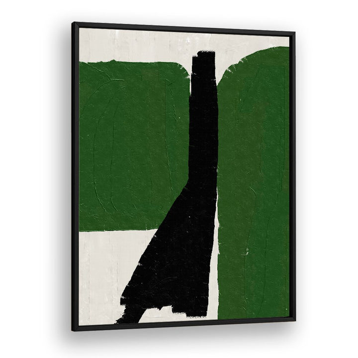 GREEN BLACK OIL ABSTRACT BY THE MIUUS STUDIO , ABSTRACT PAINTINGS, ABSTRACT ART PRINTS