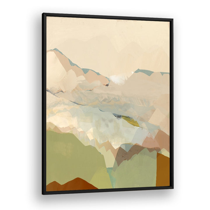 Stunning Peachy Mountain Range I landscape painting, a perfect nature-inspired decor for your home.