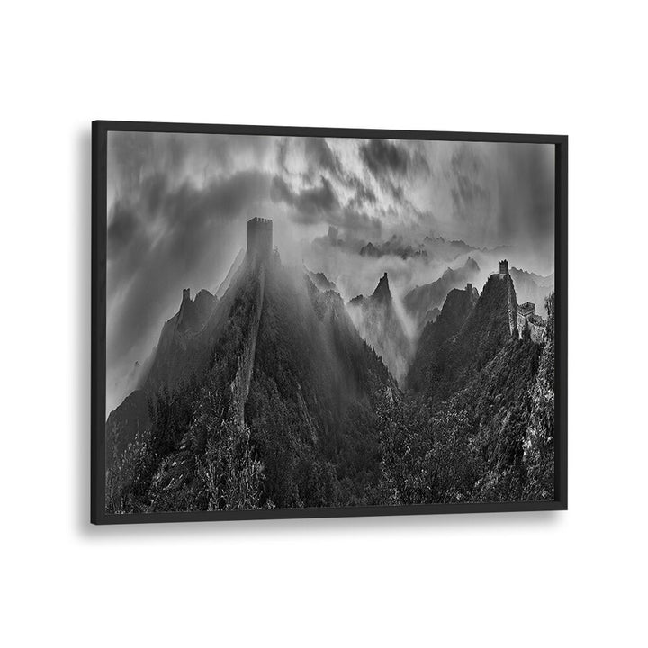 Misty Morning at Great Wall, Photography Prints showcase serene landscapes shrouded in enchanting fog. Perfect for decor.