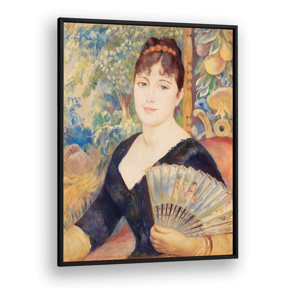 WOMAN WITH FAN : FEMME À L'ÉVENTAIL (1886) , VINTAGE PAINTINGS