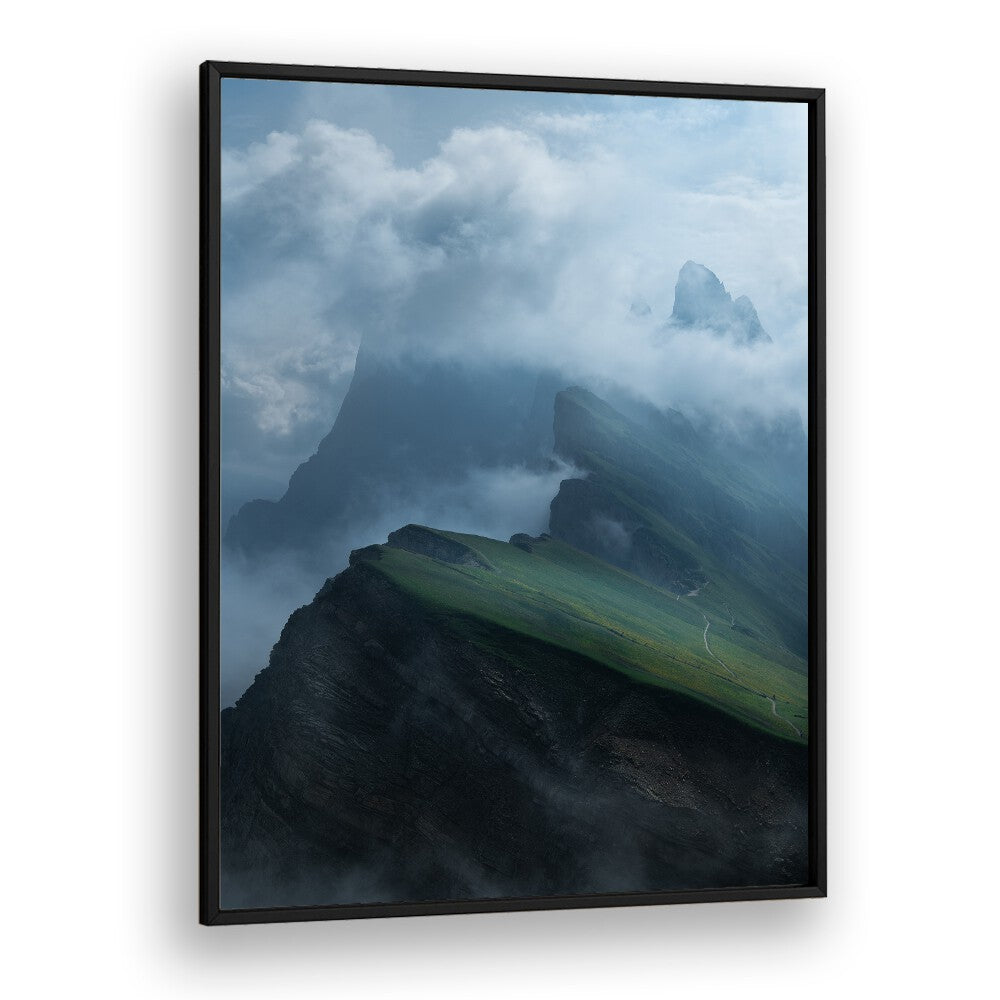 MOUNTAINS IN CLOUDS , LANDSCAPE PHOTO PRINTS