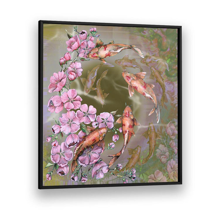 KOI DANCE , JAPANESE PAINTINGS